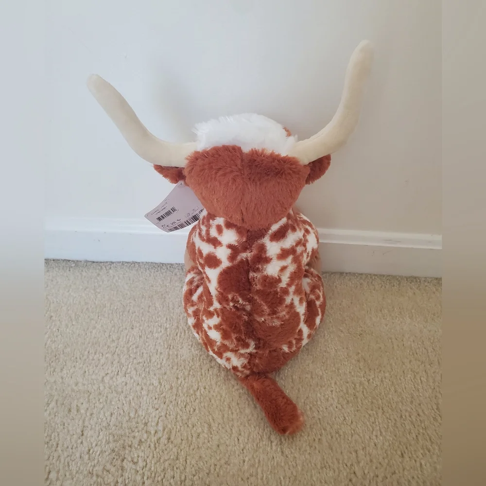 Longhorn Cow Stuffed Animal With Complete Outfit NWT (please read description)